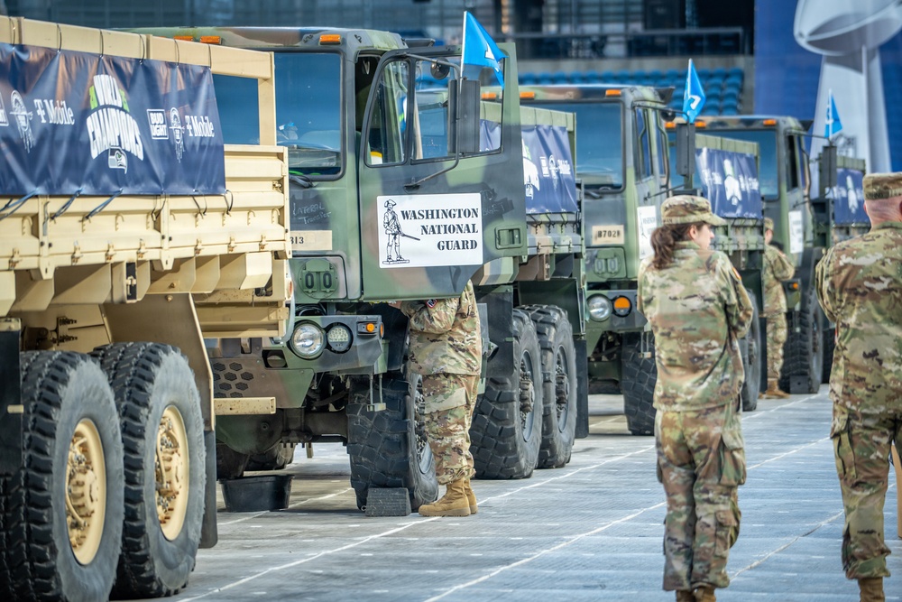 'We're The Best In The World!’' – Washington National Guard supports Seahawks Super Bowl celebration