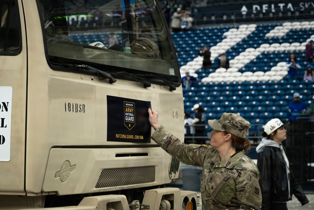 'We're The Best In The World!’' – Washington National Guard supports Seahawks Super Bowl celebration