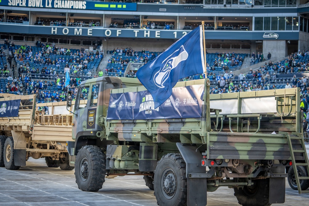 'We're The Best In The World!’' – Washington National Guard supports Seahawks Super Bowl celebration