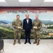 Yongsan-Casey command team and Dongducheon City Mayor exchange holiday greetings