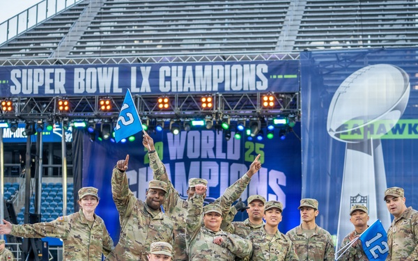 'We're The Best In The World!’' – Washington National Guard supports Seahawks Super Bowl celebration