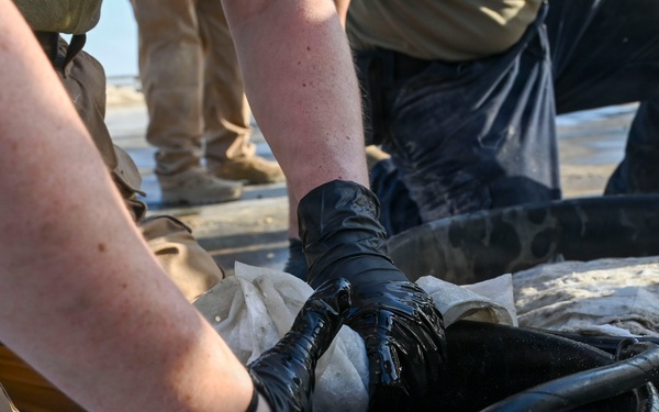 380th AEW fuel bladder deconstruction