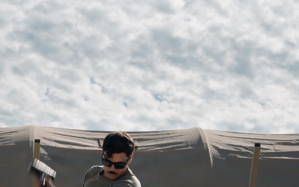 332nd Expeditionary Civil Engineer Squadron Constructs Maintenance Alert Compound