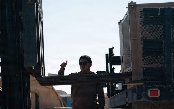 332nd Expeditionary Civil Engineer Squadron Constructs Maintenance Alert Compound