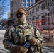 A Joint Task Force Magnolia Soldier patrols in Washington, D.C.