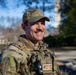 A Joint Task Force–District of Columbia Airman patrols in Washington, D.C.
