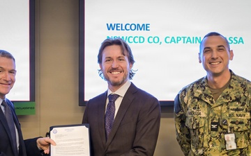 Carderock's Director of Engagement Jonathan Thompson Receives Letter of Appreciation and Command Coin