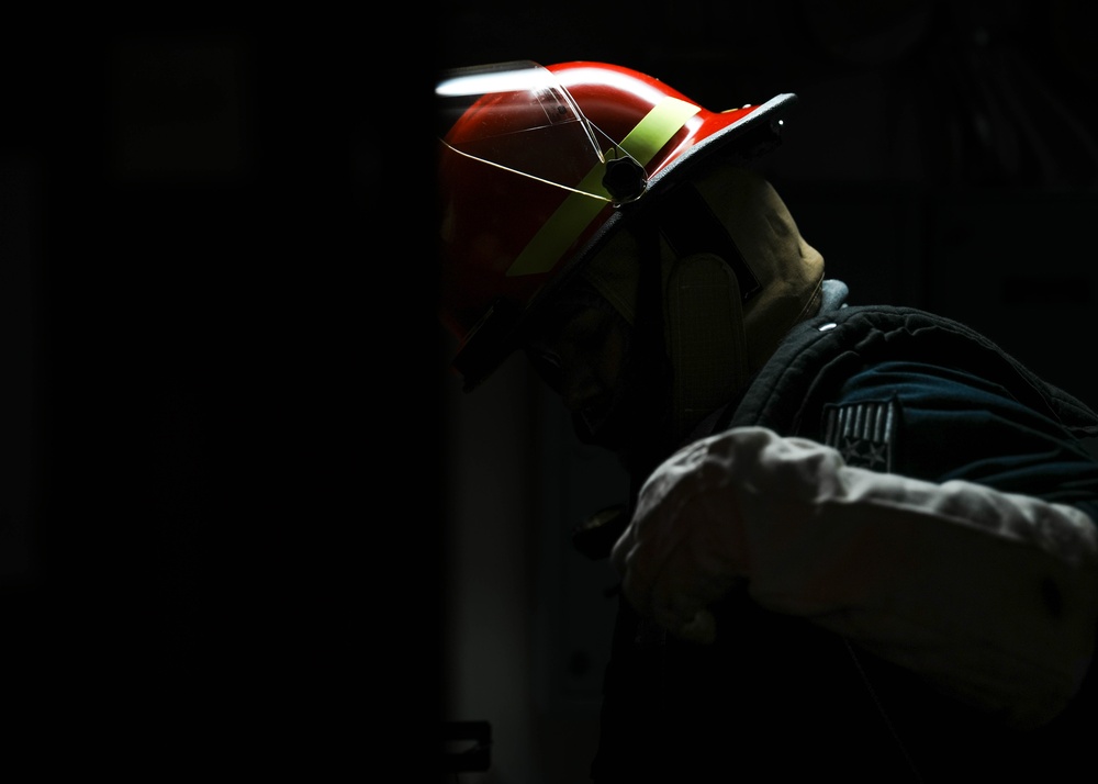 IKE Conducts Damage Control Drill