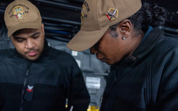 USS Arlington (LPD 24) Sea and Anchor