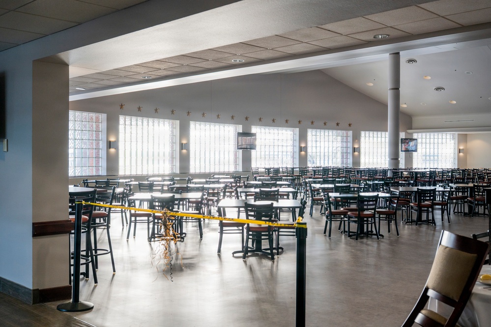 Newly renovated Airey Dining Facility dining room reopens