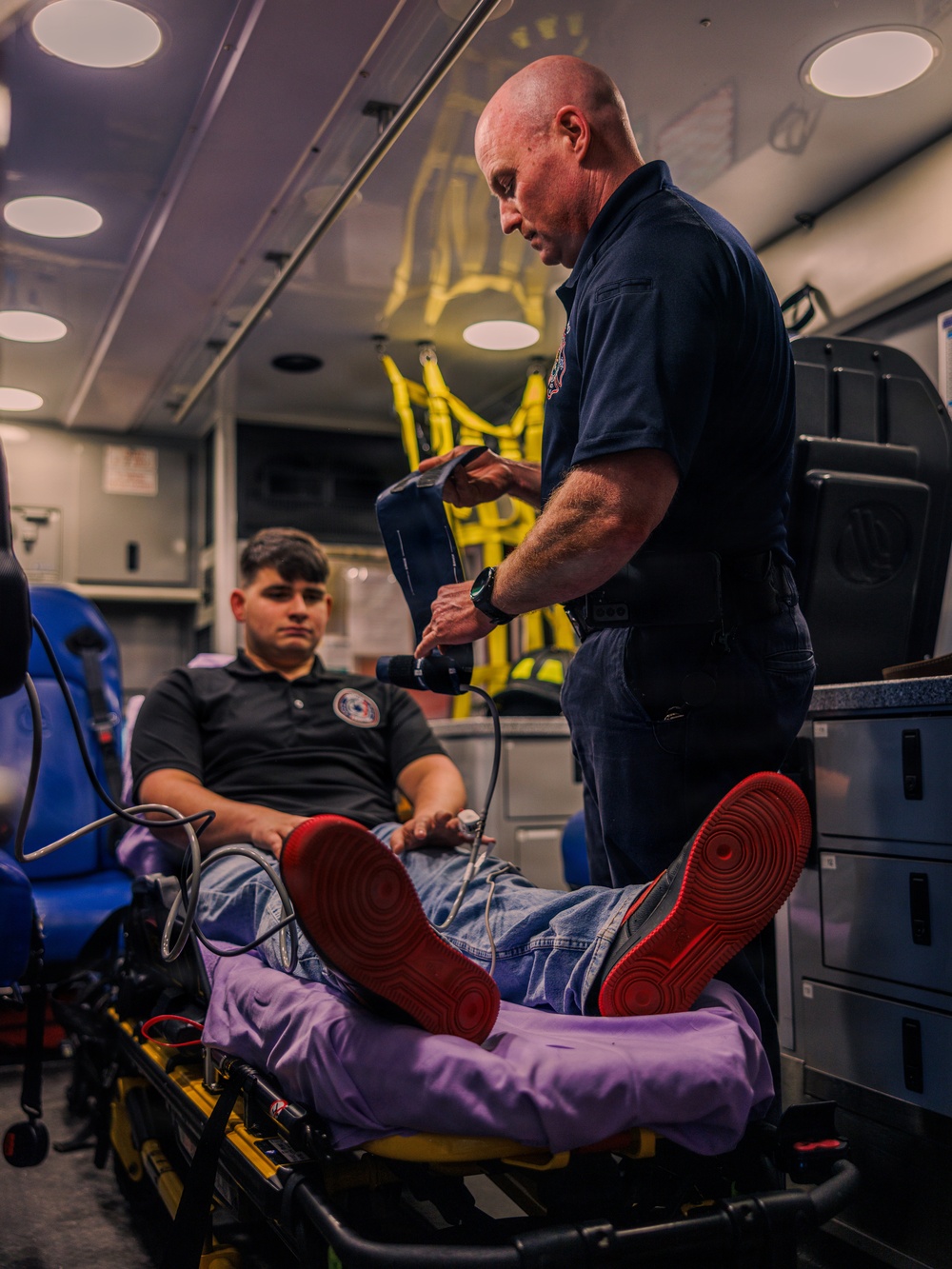 Quantico Fire and Emergency Services demonstrate capabilities of LifePak 35