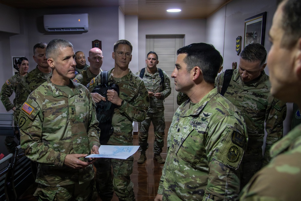 U.S. Army Western Hemisphere Command visits JSCG-P in Panama
