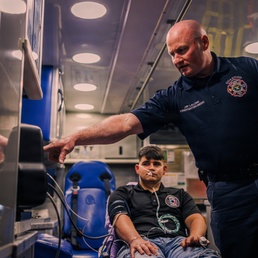 Quantico Fire and Emergency Services demonstrate capabilities of LifePak 35