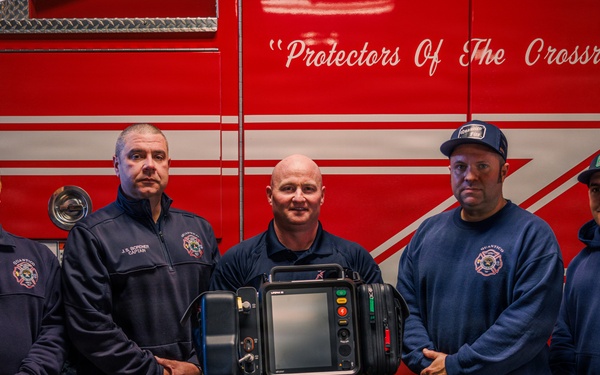 Quantico Fire and Emergency Services demonstrate capabilities of LifePak 35