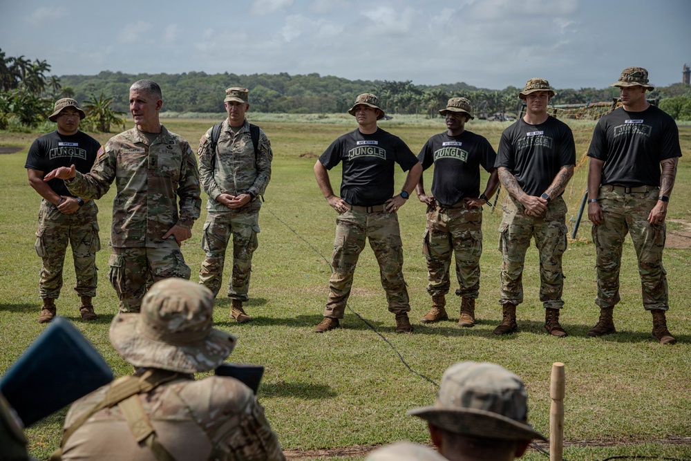 U.S. Army Western Hemisphere Command visits Jungle Operations Training Course in Panama