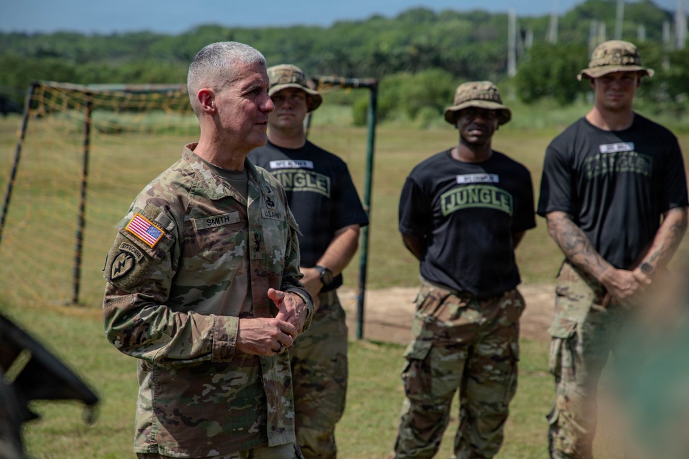 U.S. Army Western Hemisphere Command visits Jungle Operations Training Course in Panama