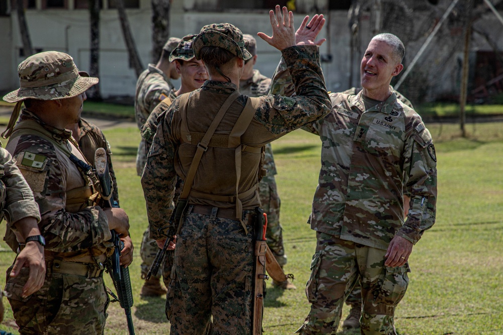 U.S. Army Western Hemisphere Command visits Jungle Operations Training Course in Panama