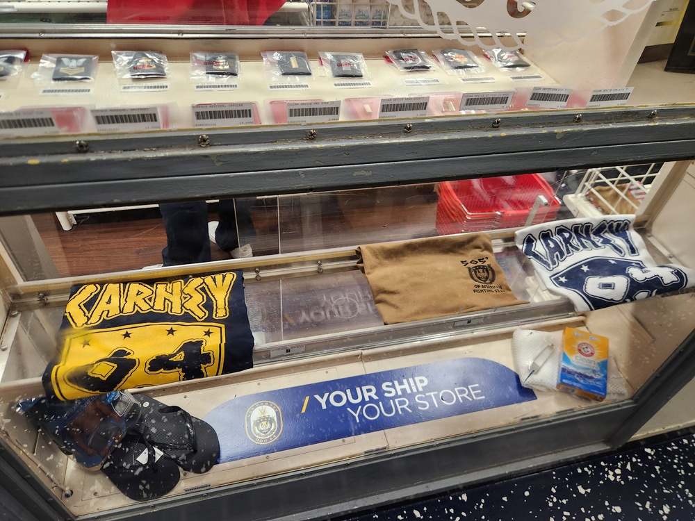 USS Carney (DDG 64) ship's store gets a new look