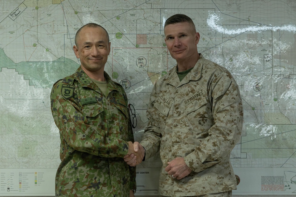 Japanese delegates and Royal Netherlands Marines visit MCAGCC