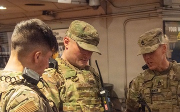 JTF-DC communication personnel conduct equipment checks