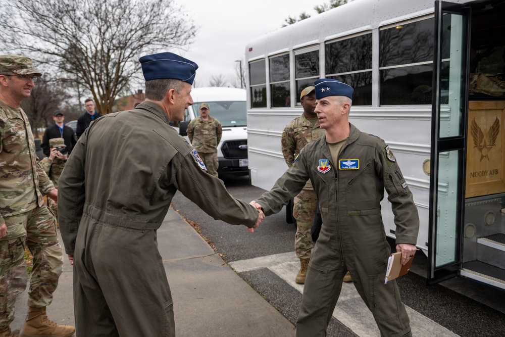 15th Air Force Leadership witness Moody AFB readiness