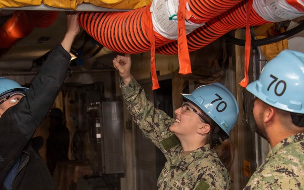 USS Carl Vinson (CVN 70) conducts daily operations