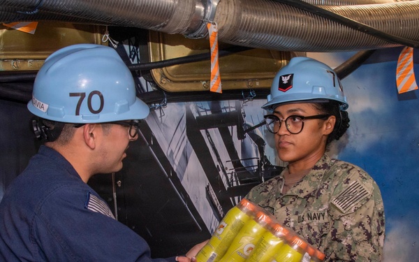 USS Carl Vinson (CVN 70) conducts daily operations