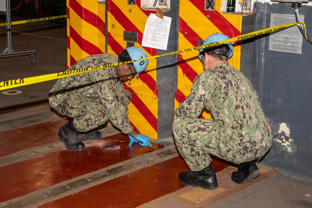 USS Carl Vinson (CVN 70) conducts daily operations