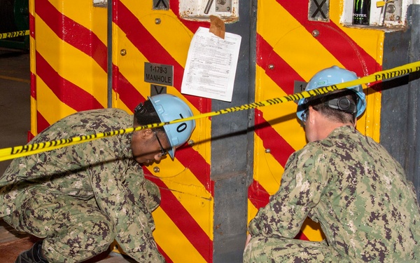 USS Carl Vinson (CVN 70) conducts daily operations