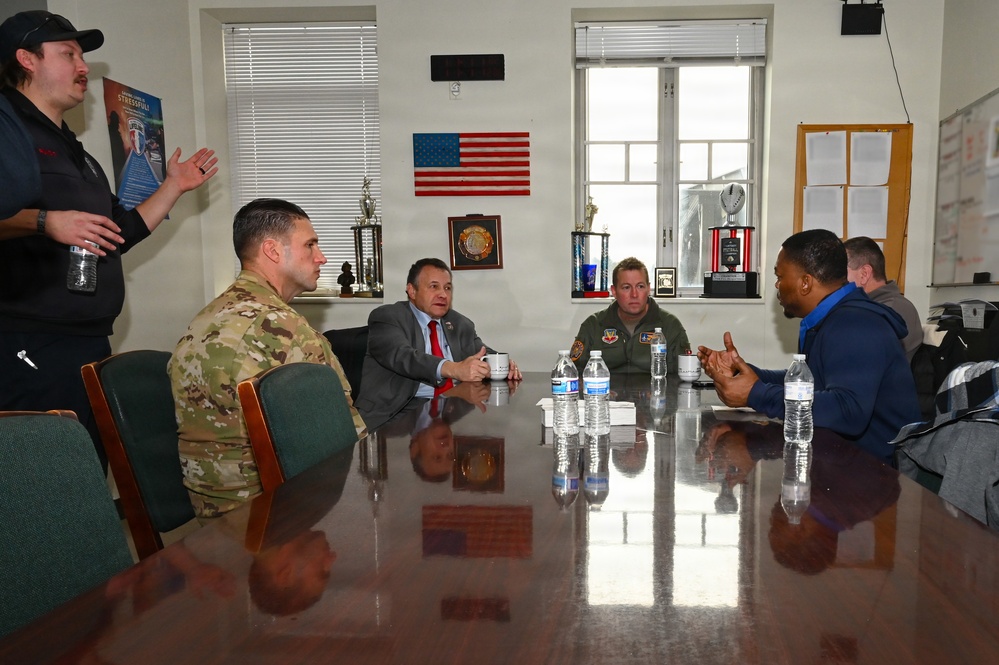 Atlantic County Commissioners Visit The 177th Fighter Wing