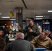 USS Carl Vinson (CVN 70) holds all-officers meeting