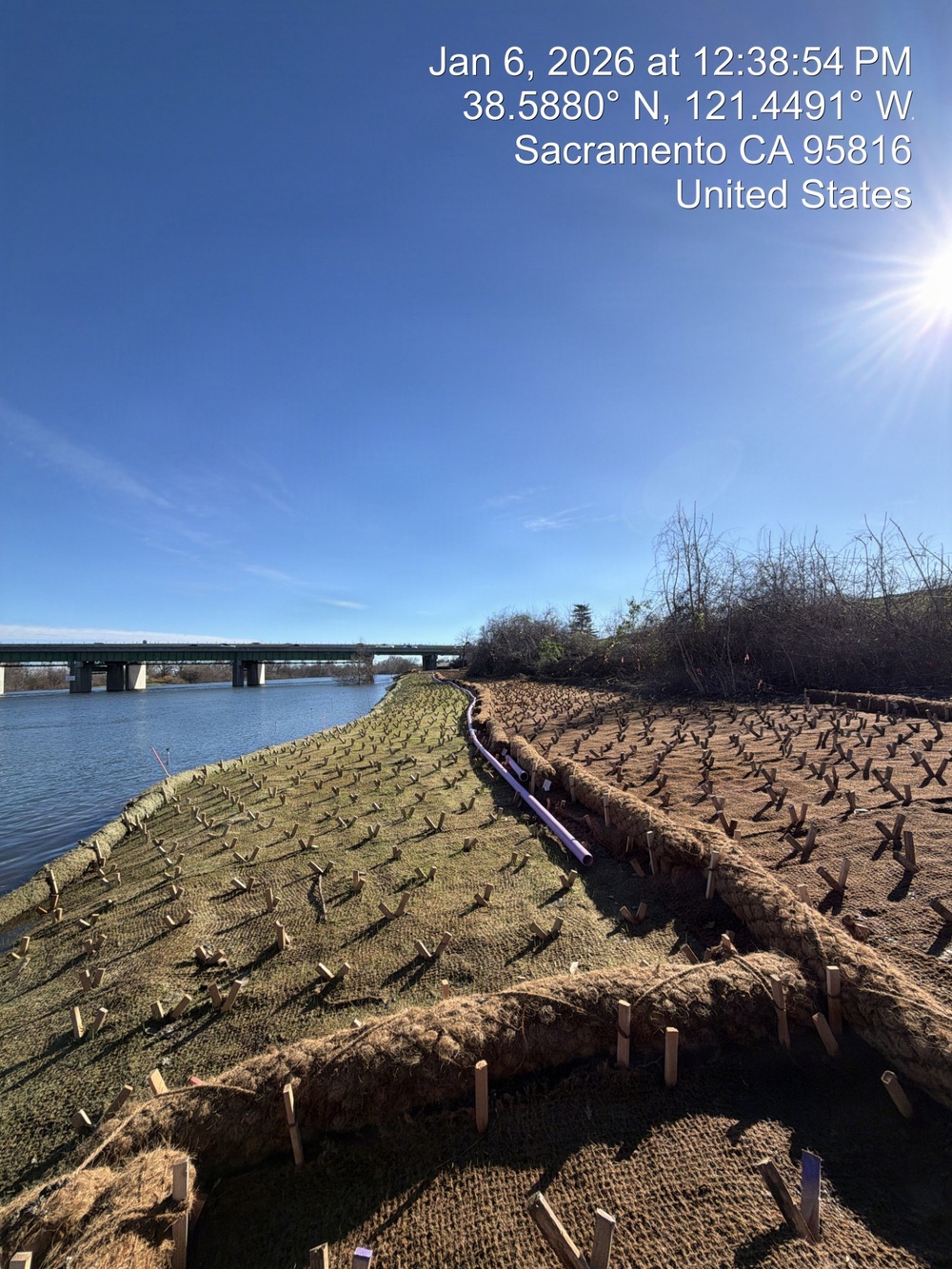 Lower American River Contract 3A Hydroseed