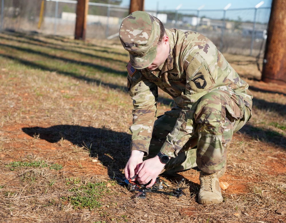 101st Airborne Division (Air Assault) Conducts UAS Competition Tryouts, Showcasing Innovation and Readiness