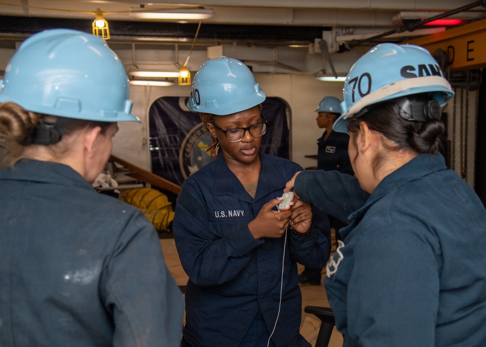 USS Carl Vinson (CVN 70) conducts daily operations