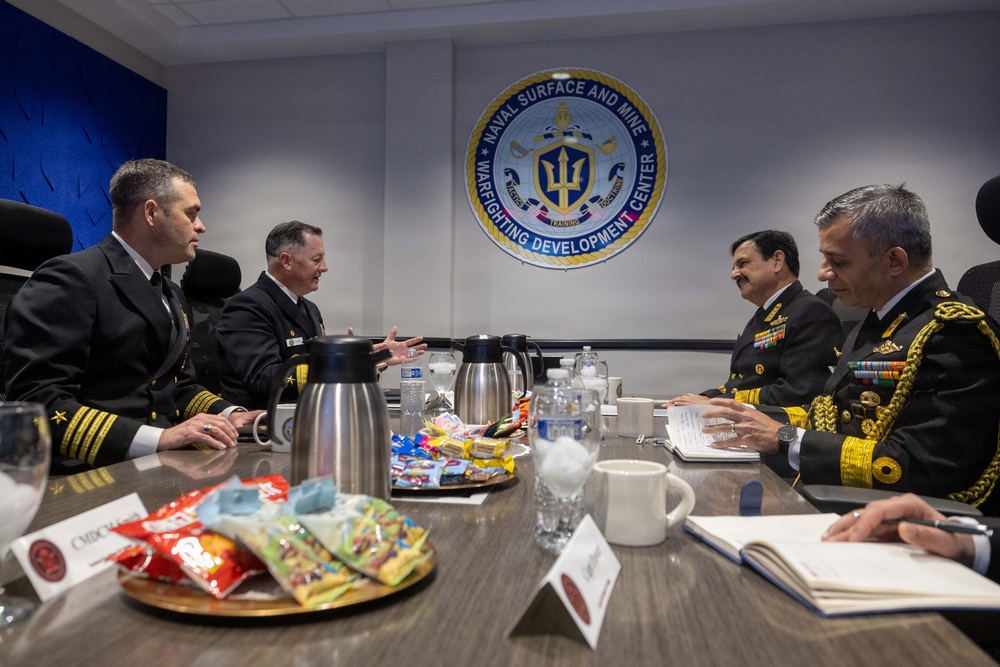 SMWDC Hosts Indian Navy VCNS