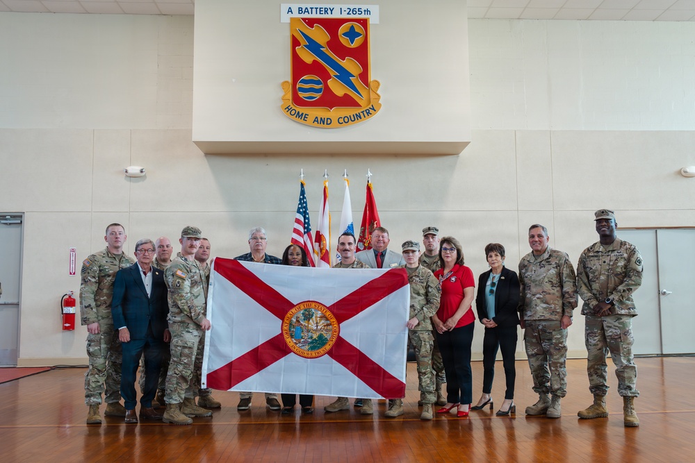 1-265 ADA conducts departure ceremony