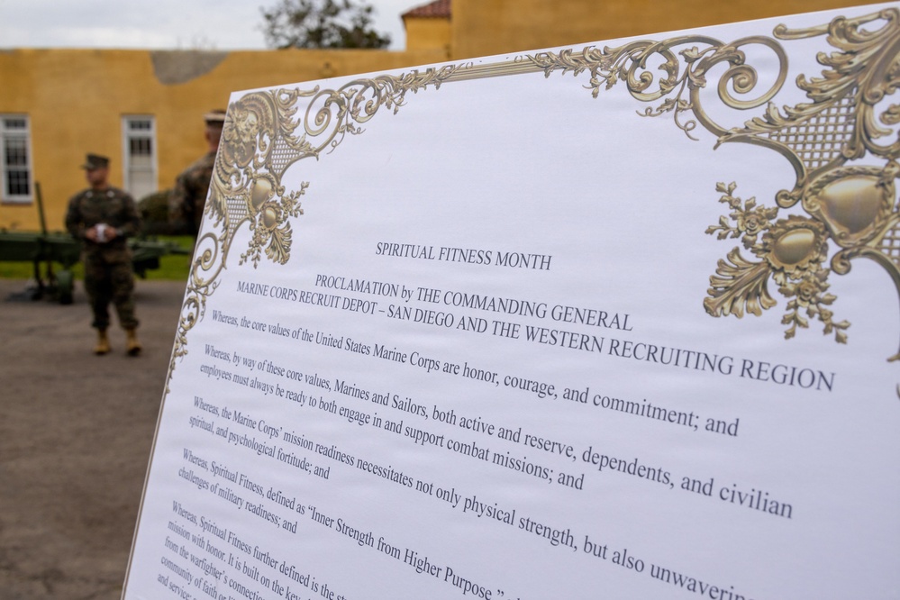 Spiritual Fitness Month Proclamation Breakfast