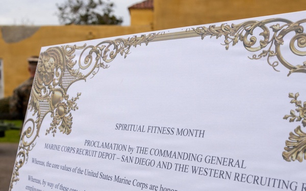 Spiritual Fitness Month Proclamation Breakfast
