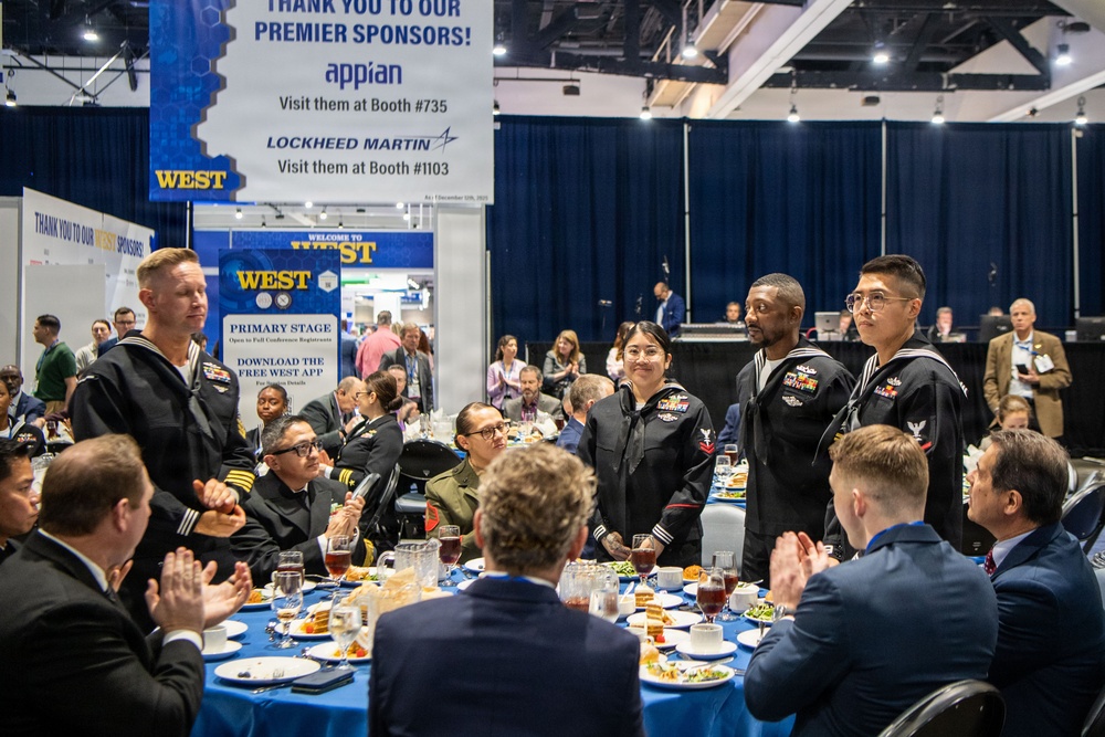 USS Carl Vinson (CVN 70) Sailors attend WEST 2026