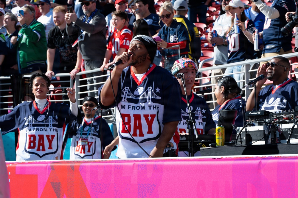 Air Force, Navy, Air National Guard conduct 8-aircraft flyover at 2026 Super Bowl LX