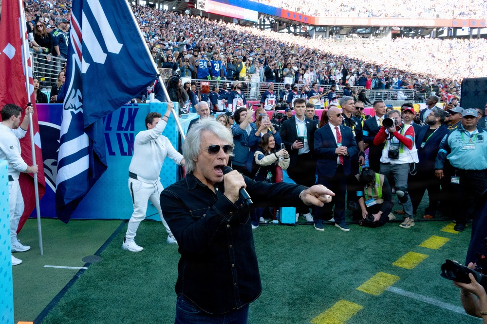Air Force, Navy, Air National Guard conduct 8-aircraft flyover at 2026 Super Bowl LX