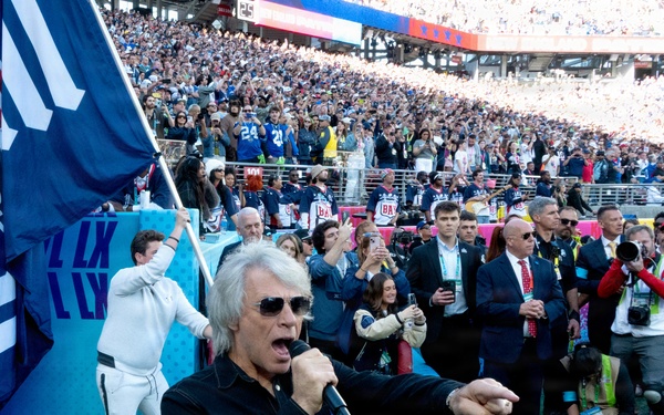Air Force, Navy, Air National Guard conduct 8-aircraft flyover at 2026 Super Bowl LX