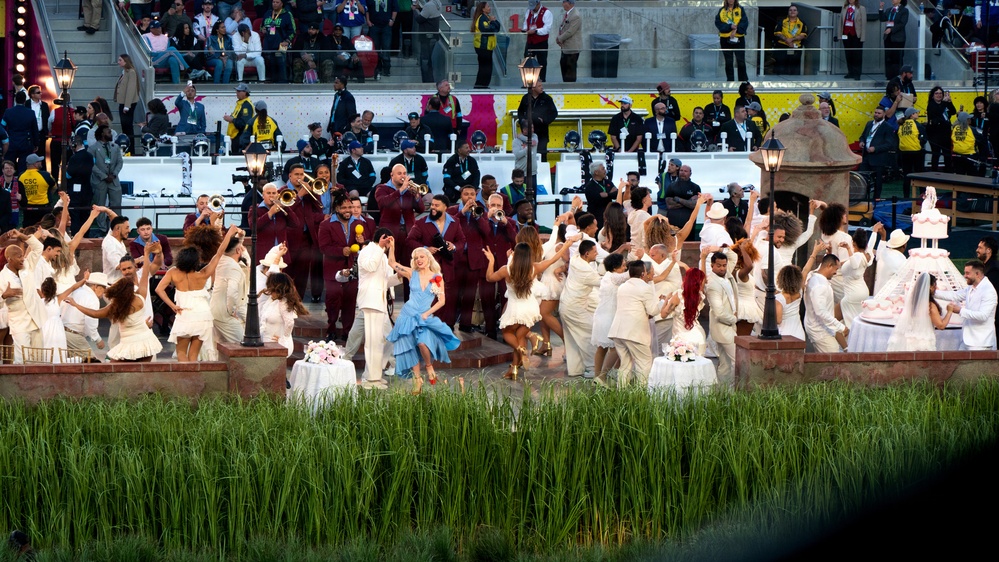 Air Force, Navy, Air National Guard conduct 8-aircraft flyover at 2026 Super Bowl LX