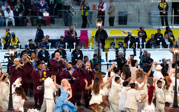 Air Force, Navy, Air National Guard conduct 8-aircraft flyover at 2026 Super Bowl LX