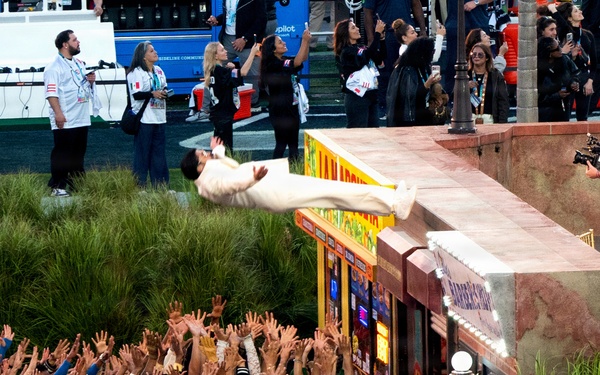 Air Force, Navy, Air National Guard conduct 8-aircraft flyover at 2026 Super Bowl LX