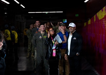 Air Force, Navy, Air National Guard conduct 8-aircraft flyover at 2026 Super Bowl LX