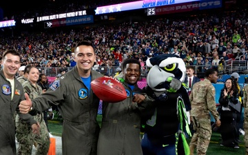 Air Force, Navy, Air National Guard conduct 8-aircraft flyover at 2026 Super Bowl LX
