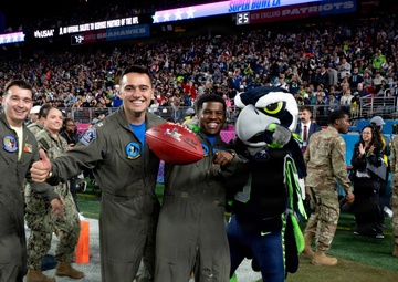 Air Force, Navy, Air National Guard conduct 8-aircraft flyover at 2026 Super Bowl LX