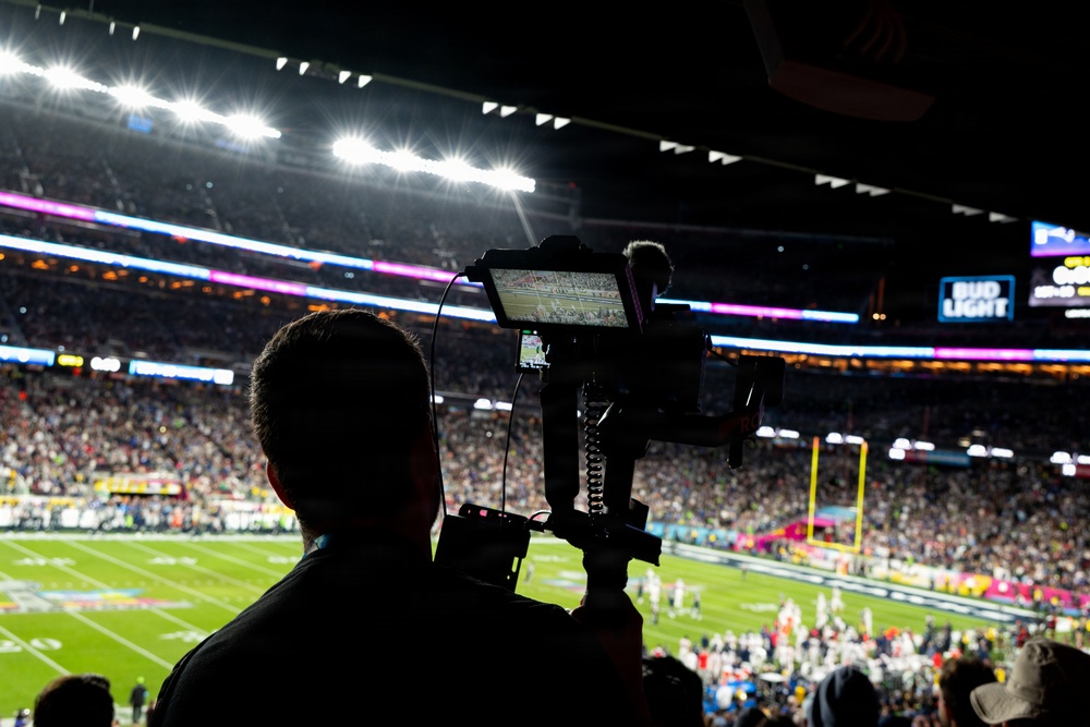 Air Force, Navy, Air National Guard conduct 8-aircraft flyover at 2026 Super Bowl LX