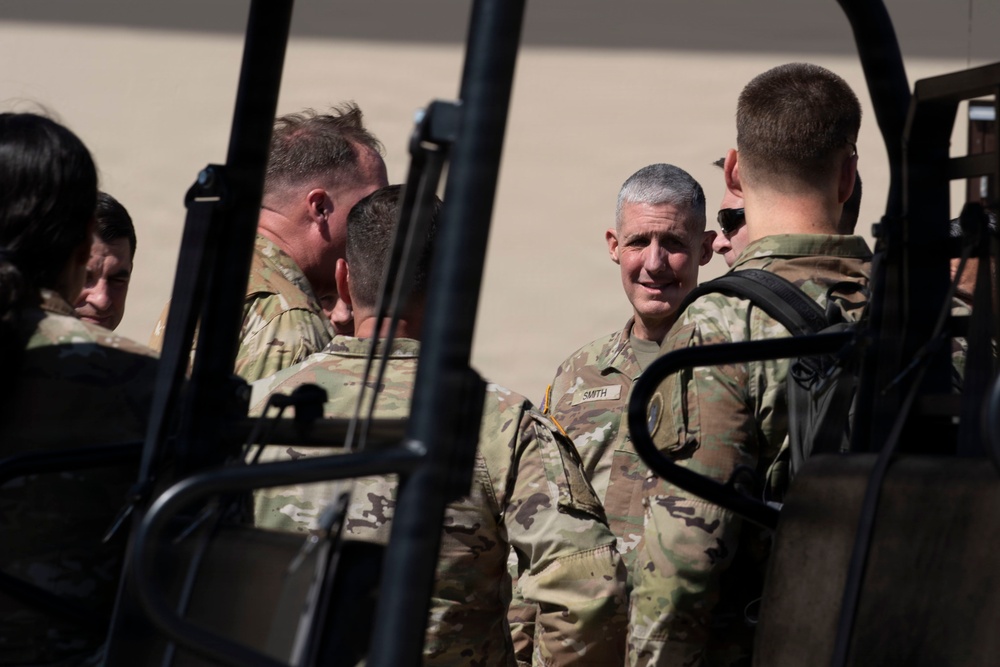 Lt. Gen. Stephen Smith visits Joint Task Force-Bravo